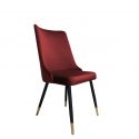 Krzesło jadalniane ciemna czerwień