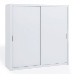 Biała szafa drzwi przesuwne 220 cm