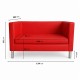 Sofa do poczekalni na nóżkach wymiary