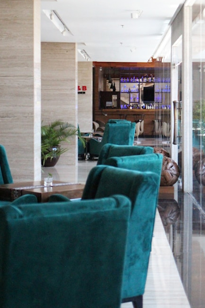 Kolor turkusowy morski we wnętrzach